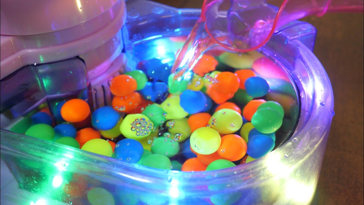 Marble Run Race ASMR ☆ Light ball & transparent somen slider
