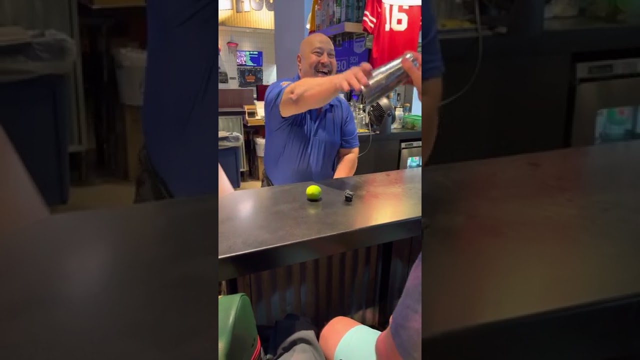 Bar magic.  Surprise