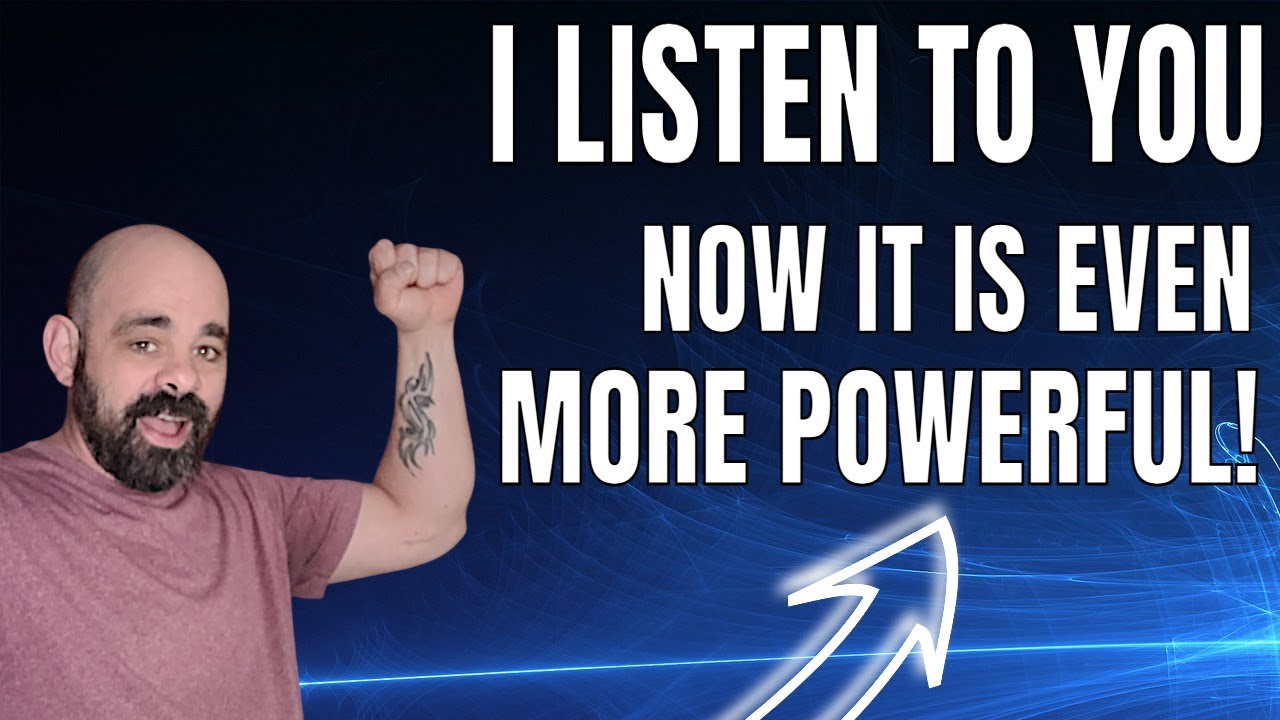 I listen to you and made it better
