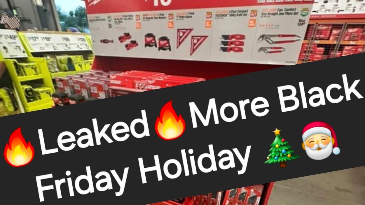 🔥LEAKED!🔥 More Black Friday Home Depot 🎄🎅☃️ Holiday Deals 2024