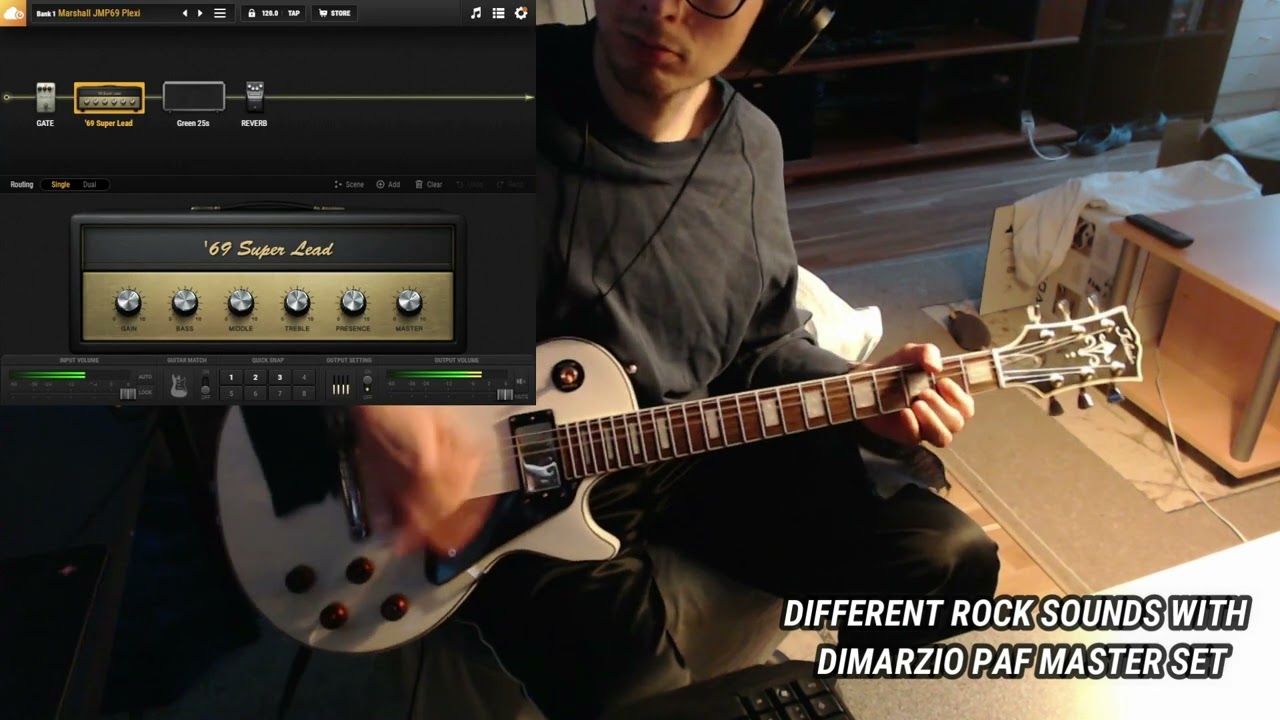 Different Rock Sounds With Dimarzio Paf Masters