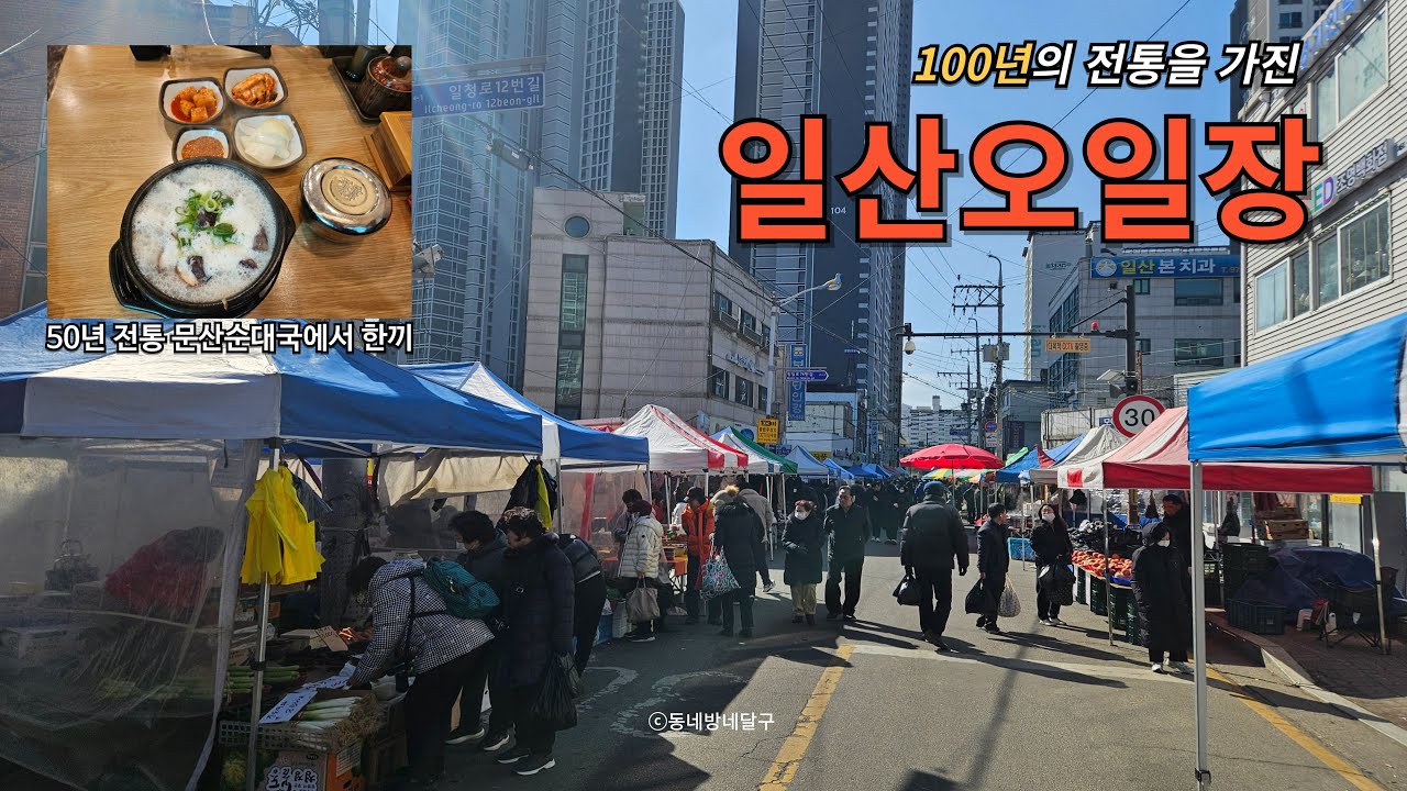 100년 전통의 오일장 일산오일장 한바퀴