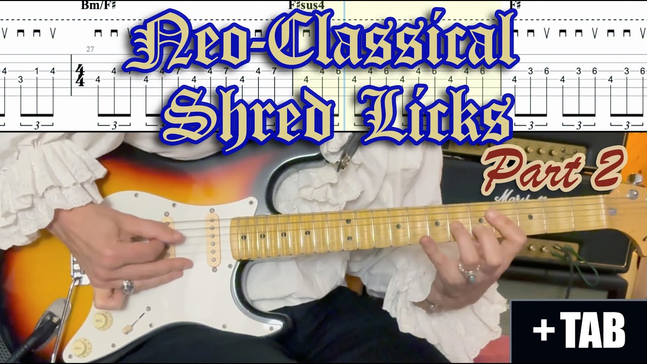 5 Neo Classical Shred Licks Part 2