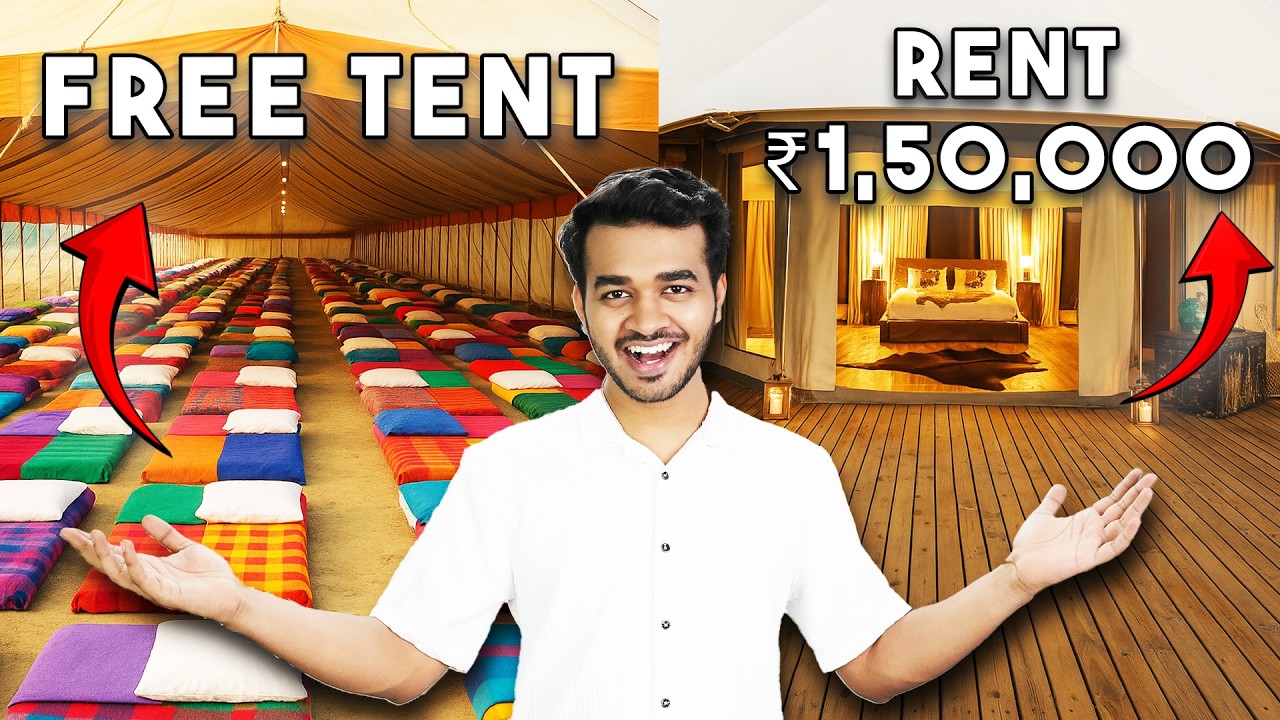 Free Vs. Luxury Tent Experience at Maha Kumbh!