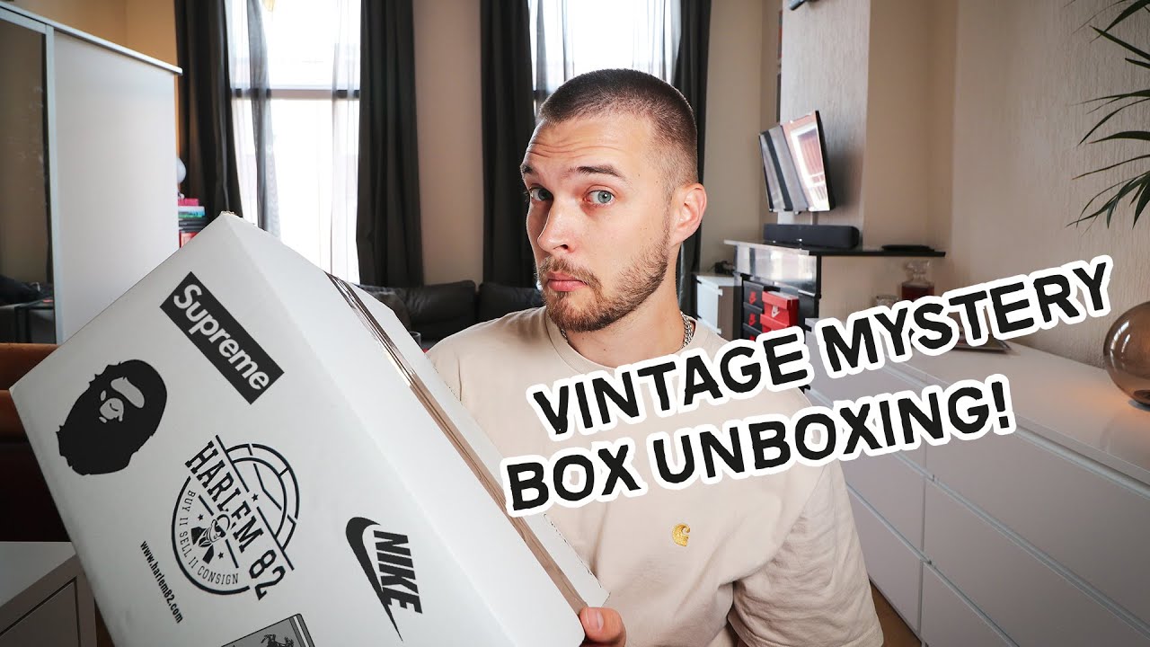 VINTAGE MYSTERY BOX UNBOXING || HARLEM82