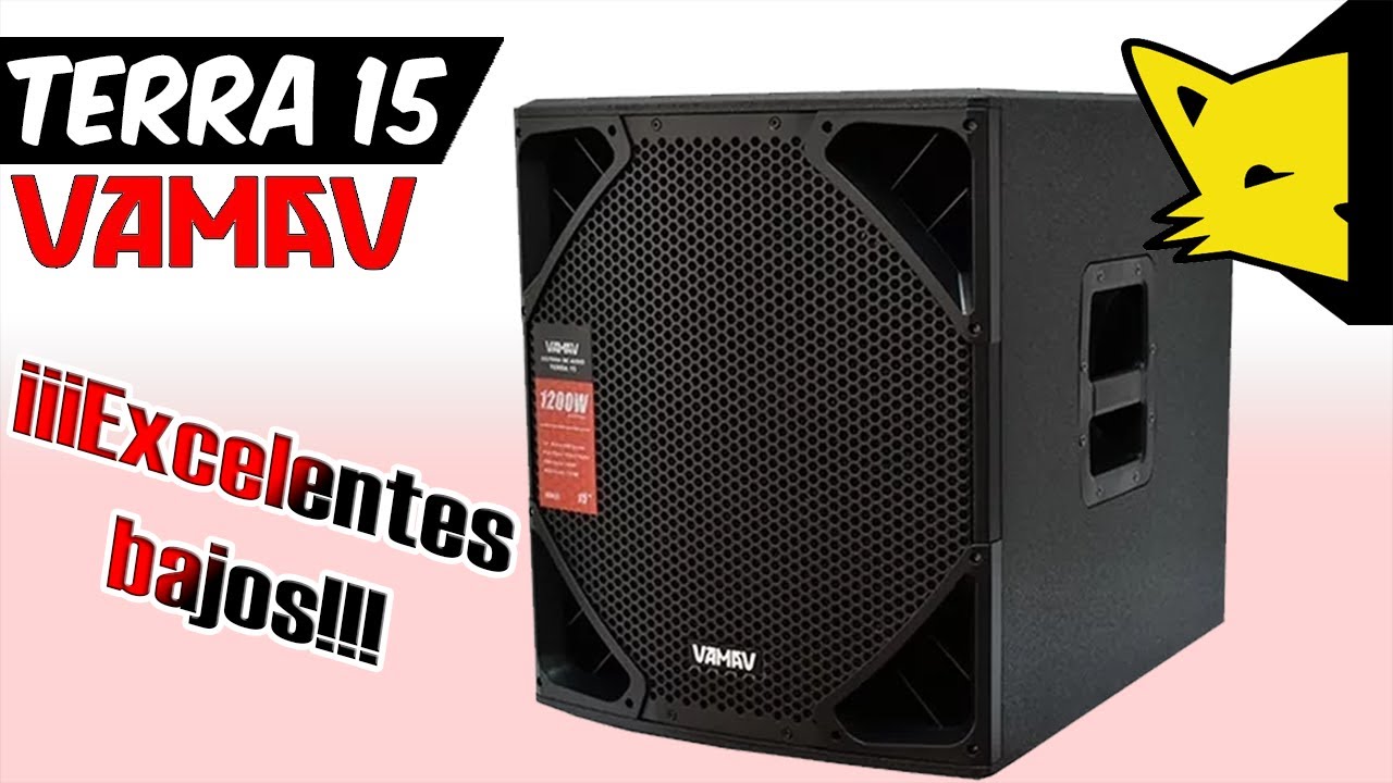 🔈Subwoofer 🔴VAMAV TERRA🔴 De 15 Pulgadas Activo🟢 l 😎Revisión y Pruebas📝