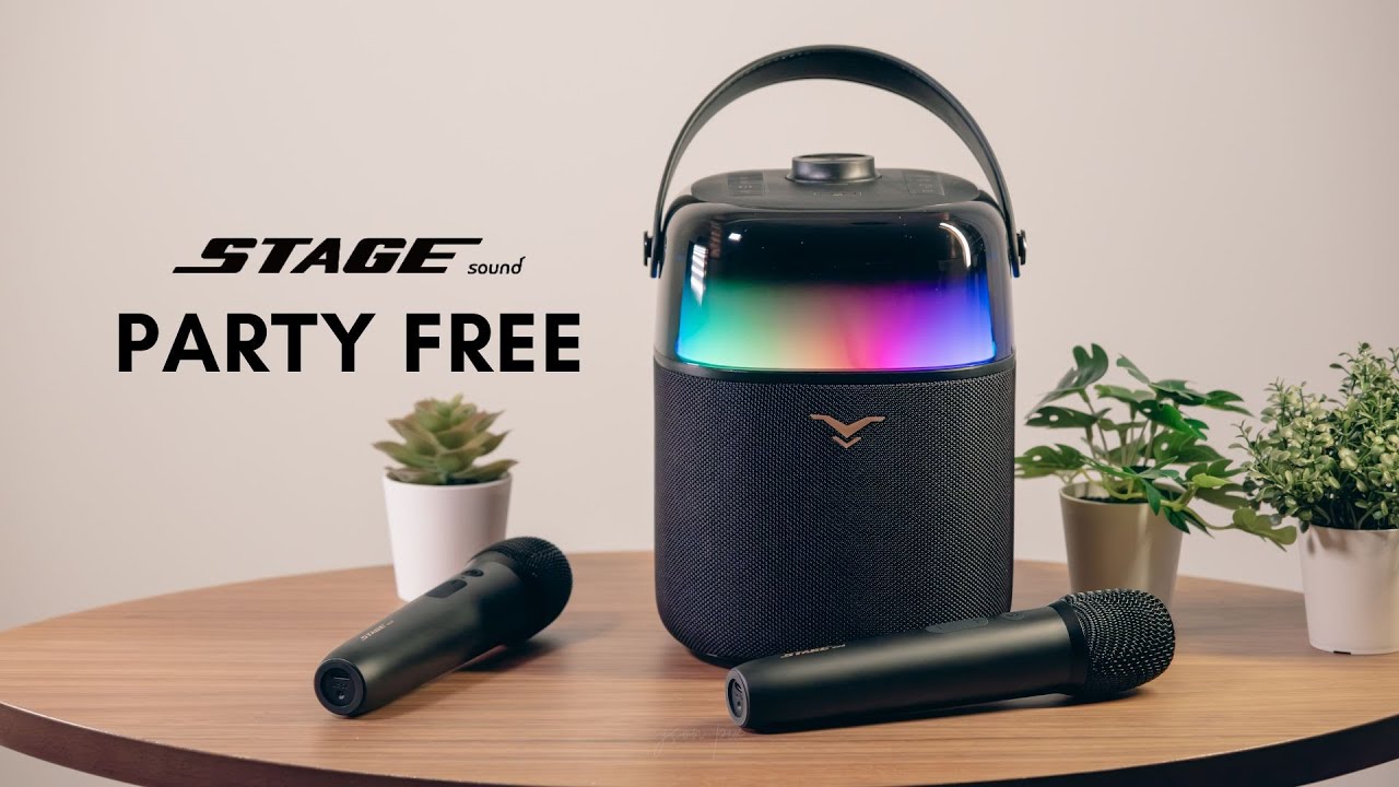 Stage Party Free Karaoke Machine - Lots of features and big fun!