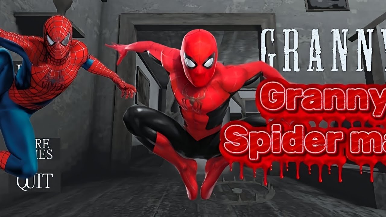 In today’s video, I play Granny with the Spider-Man mod 🕷️🧓This horror gameplay is full of tension
