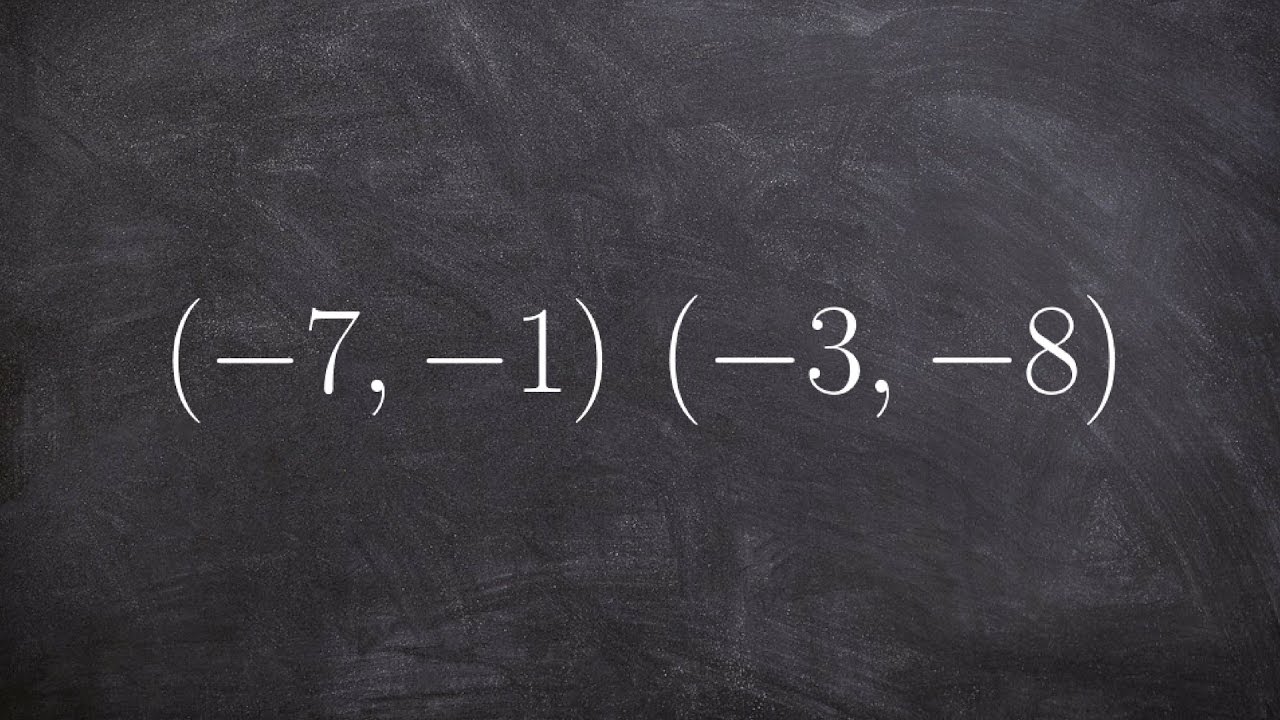 Finding the linear equation given two points