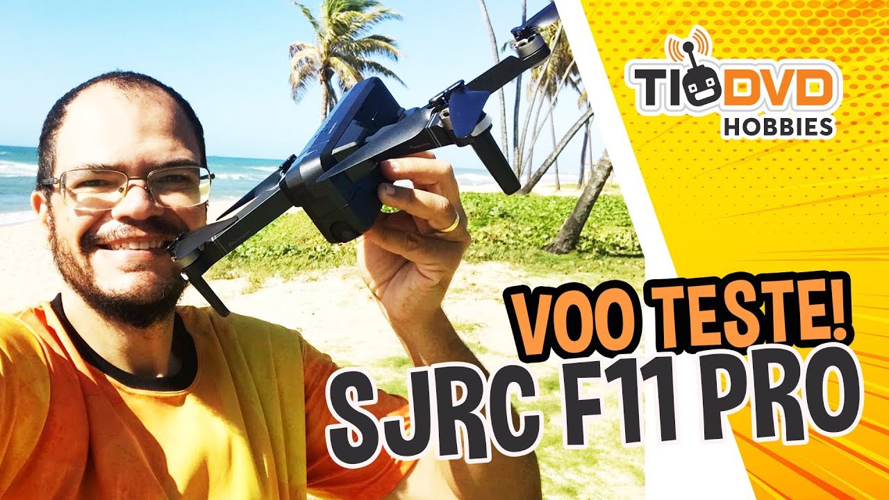 DRONE SJRC F11 PRO BOM E BARATO COM GPS CAMERA HD 2K MOTOR BRUSHLESS PARECE O DJI MAVIC MAS NÃO É!