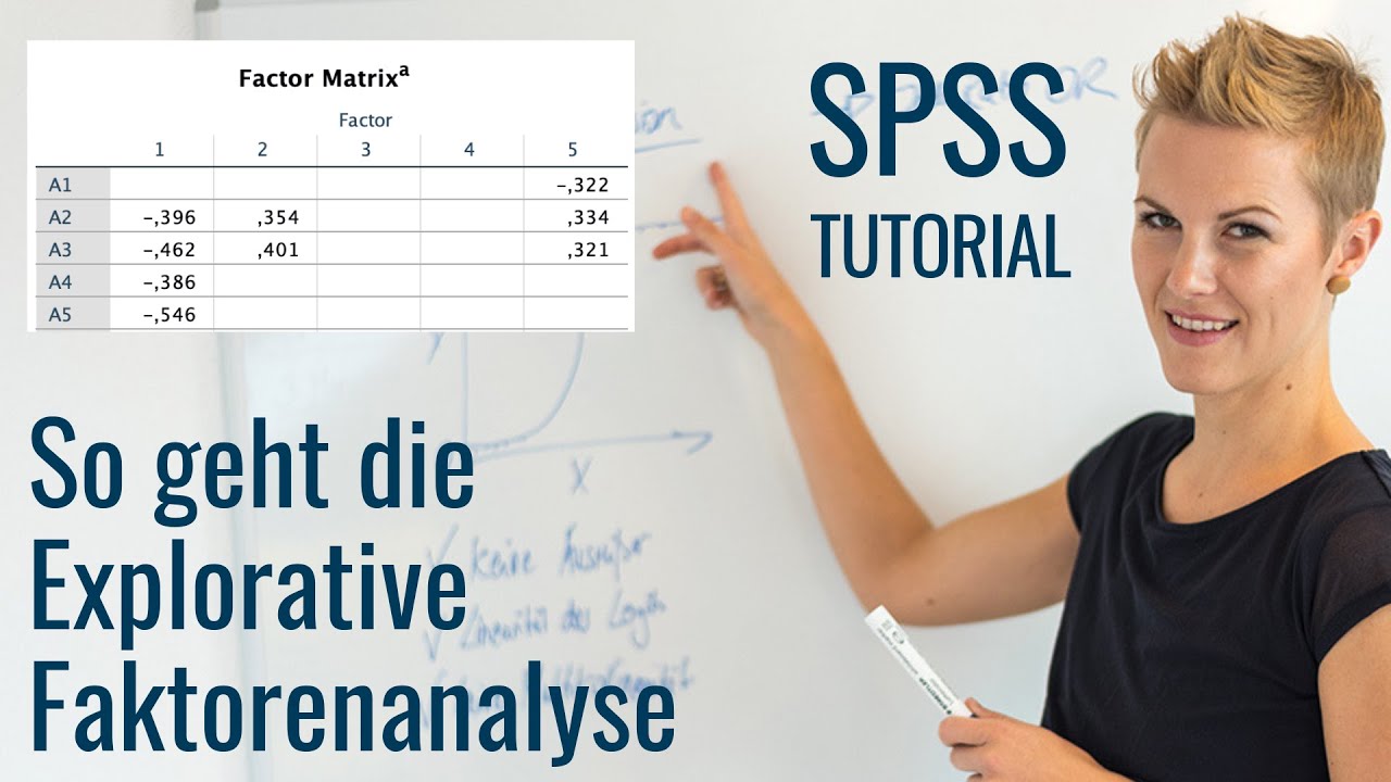 Die Explorative Faktorenanalyse mit SPSS zur Analyse von Fragebögen