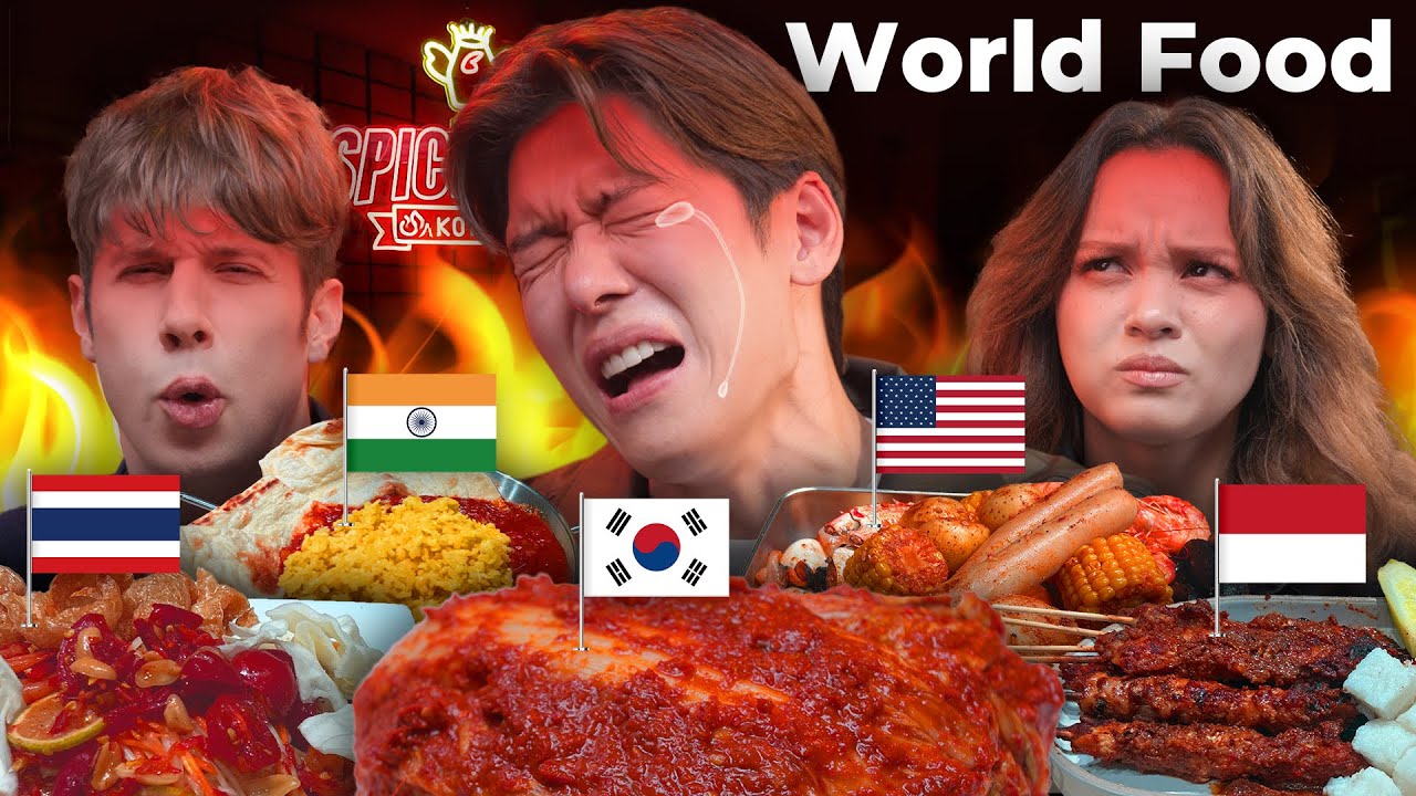 K SPICIEST CUP : Which Country Has the World's Spiciest Food?  🌶️
