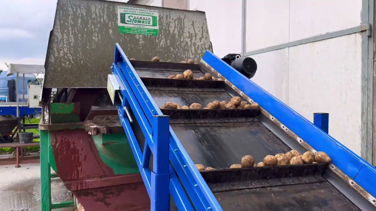 Sorter optyczny TOMRA 3A 1200 do ziemniaków z pola.