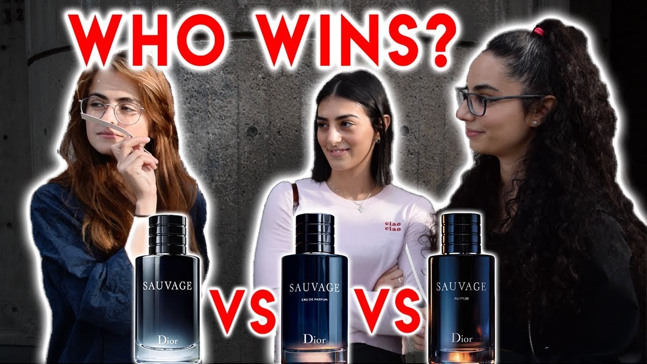 Dior Sauvage PARFUM vs. EDP vs. EDT (реакция женщин на аромат/одеколон)