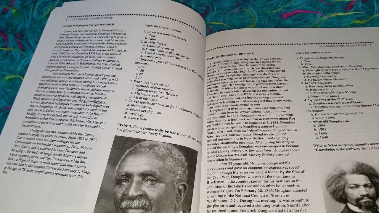 African /African American Language Arts & History Curriculum
