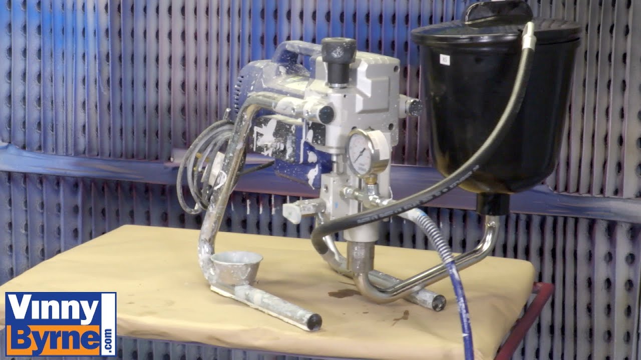 How to Fit a gravity feed to a QTech Airless paint sprayer
