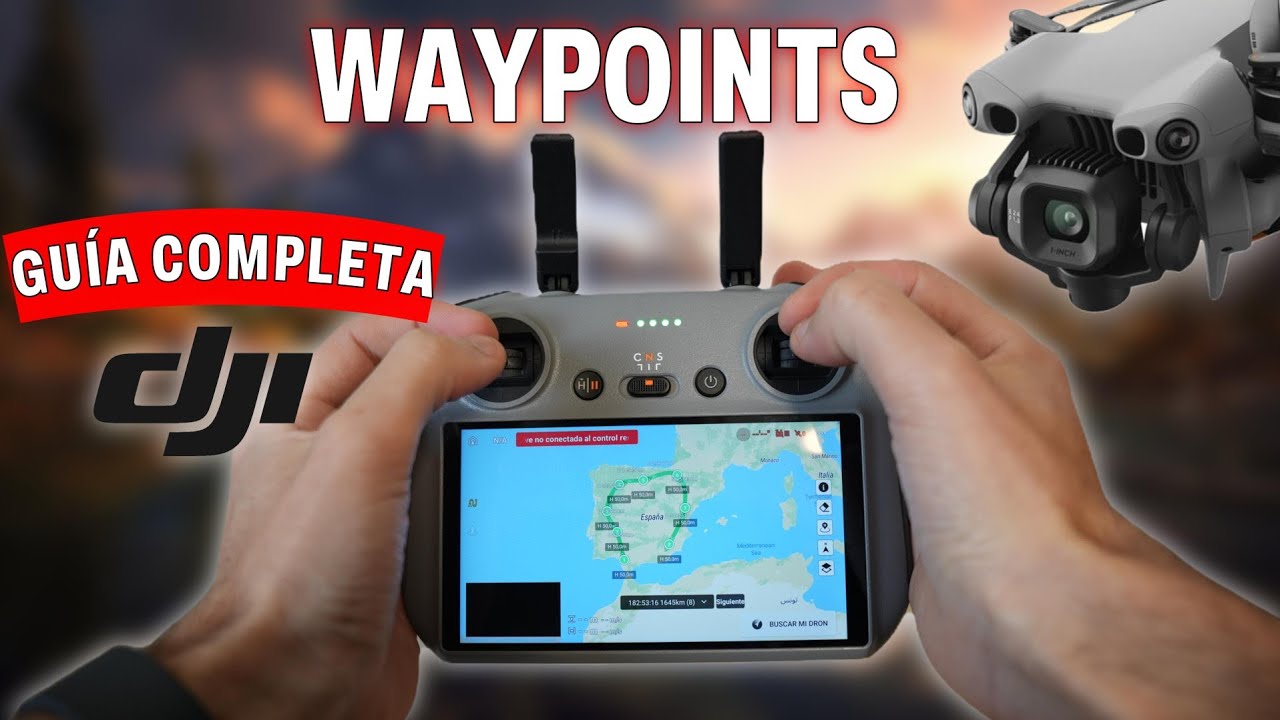 CÓMO DEBES USAR los WAYPOINTS ?(PARA los DRONES DJI ) #drone