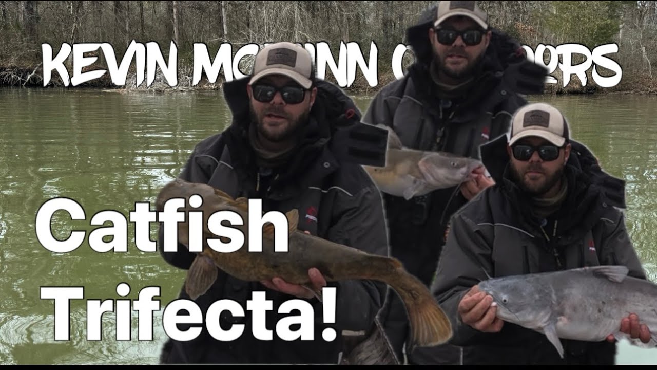 Dangerous River Fishing - Catching the Catfish Trifecta