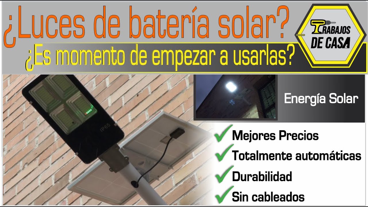 Luz solar exterior solar con pánel – ¿Qué tan buena es?