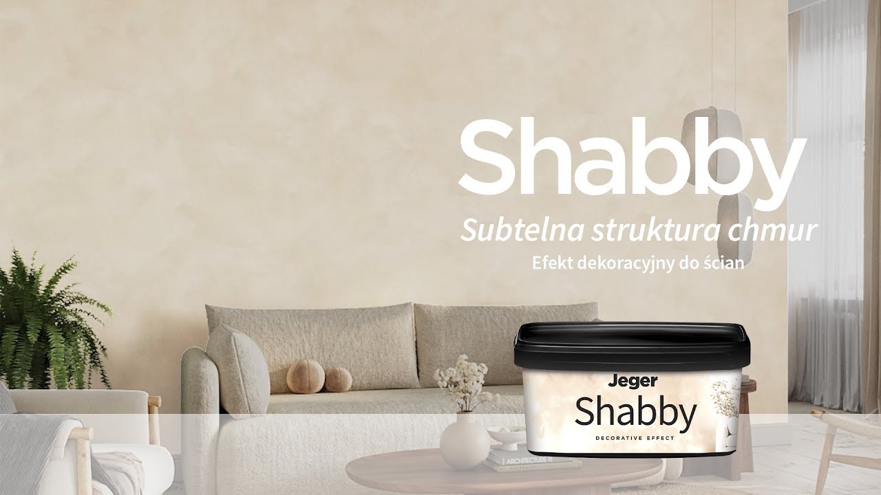 💡Film instruktażowy - Piekna, subtelna struktura chmur na ścianie - Jeger Shabby DIY