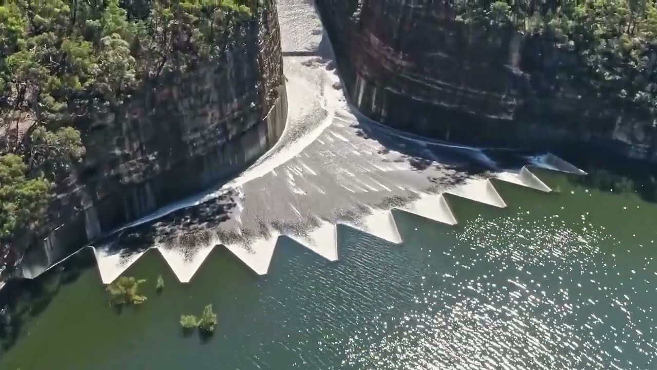Avon Dam spilling - March 2021