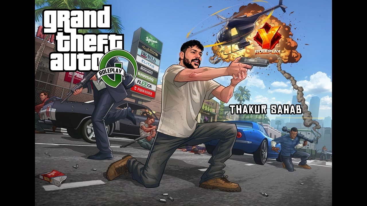 🔴THAKUR SAHAB is back in GTA5 RP in YATRA | Vertical | India