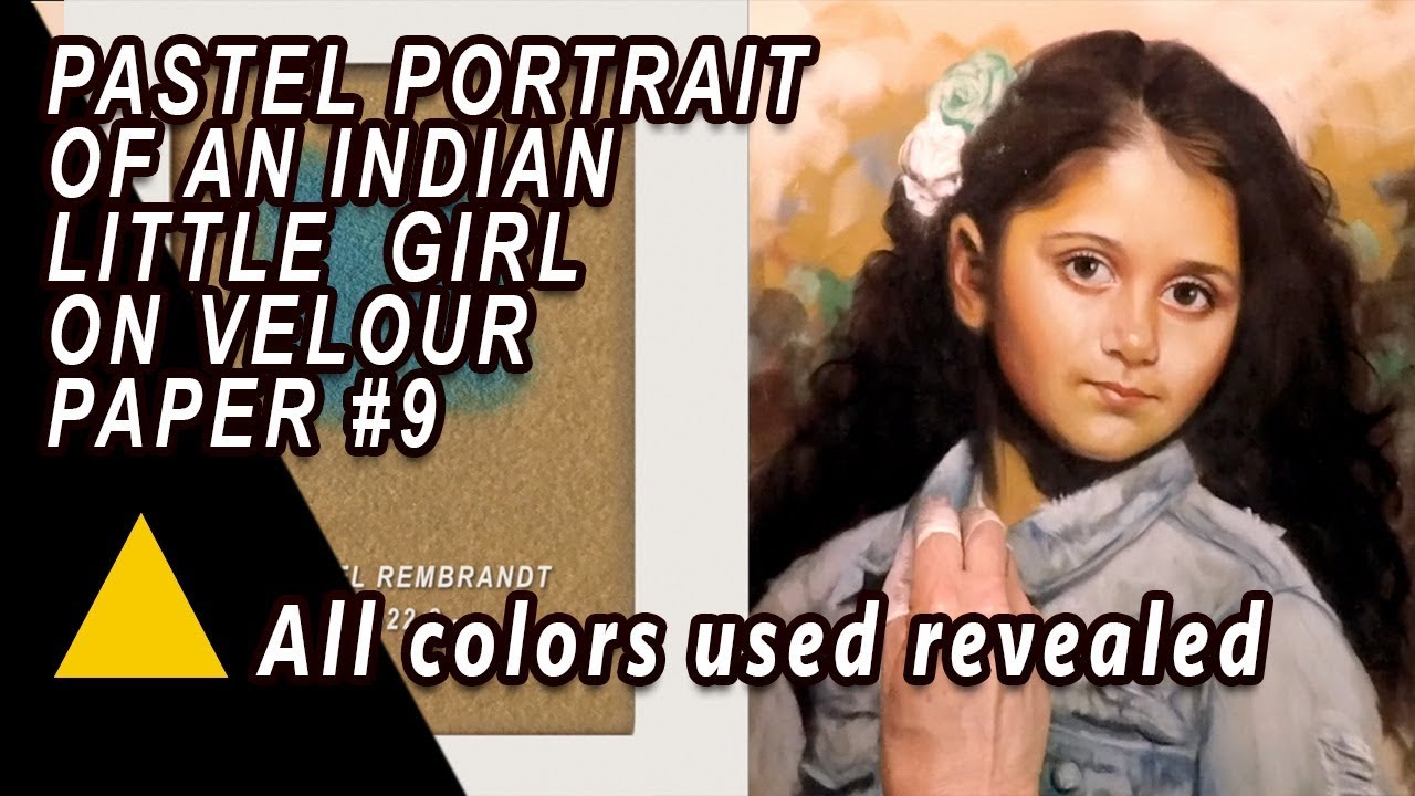 Démonstration d'un portrait au pastel  par Gerard Mineo. #9