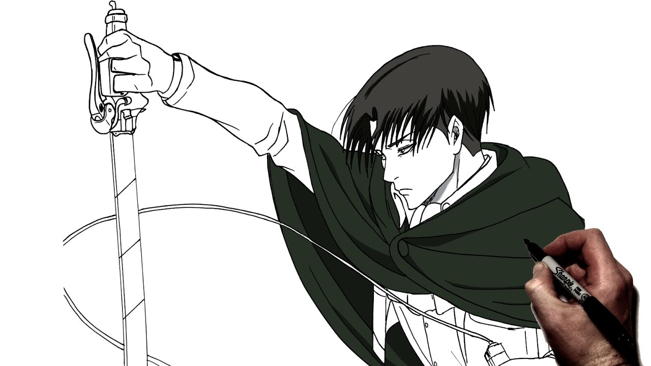 How To Draw Levi Ackerman | Step By Step | Attack On Titan