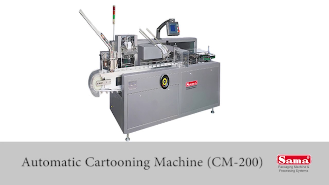 Automatic Cartoning Machine CM 200 | Sama Engineering