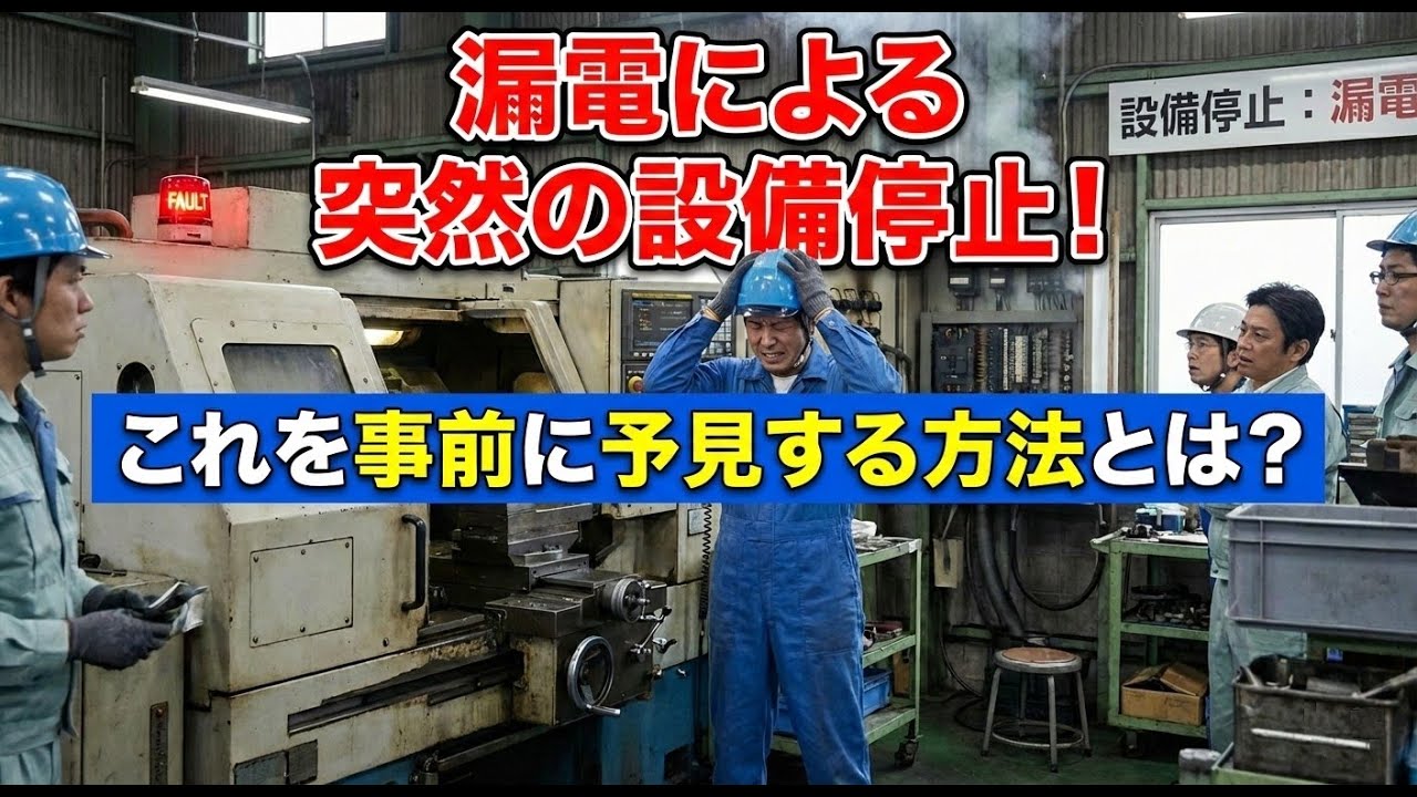 【非接地系の監視】漏電による突然の設備停止！これを事前に予見する方法とは？