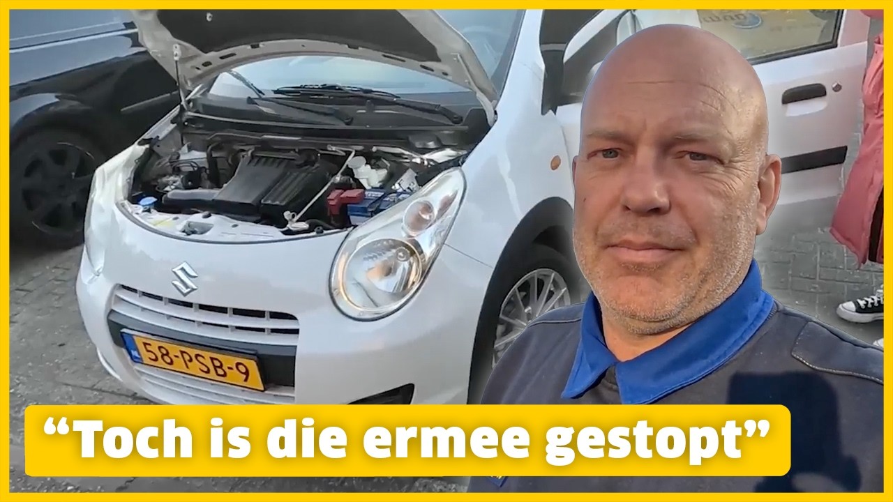Met een slimme truc helpt ROBERT deze Suzuki Alto weer op weg | ANWB Wegenwachtvlogs