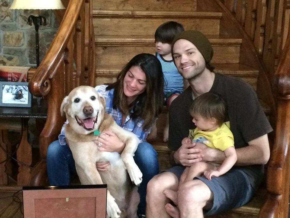 Familia Padalecki : Jared, Genevieve, Thomas e Shepherd