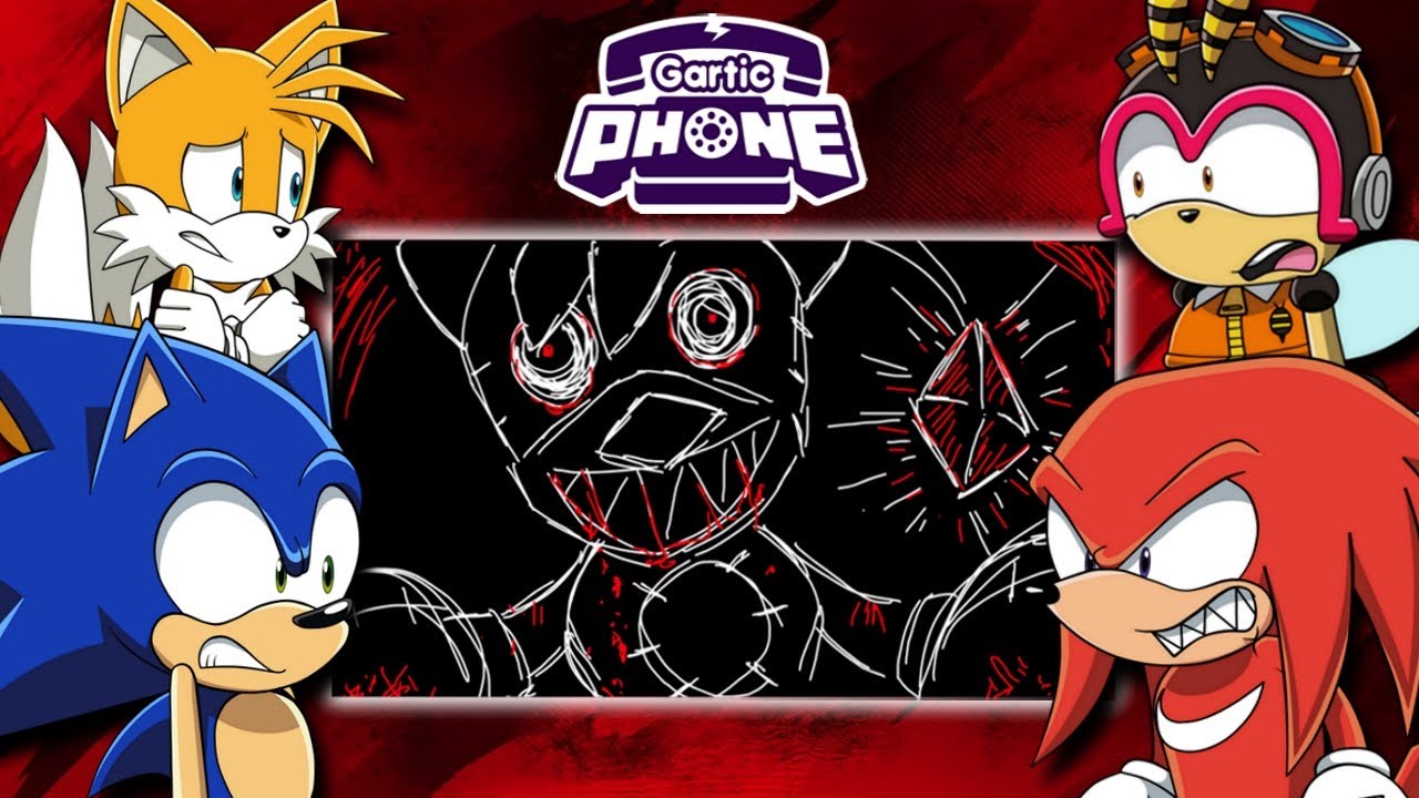 TAILS DOLL TERROR! - Charmy & Crew Plays Gartic Phone (HALLOWEEN SPECIAL)