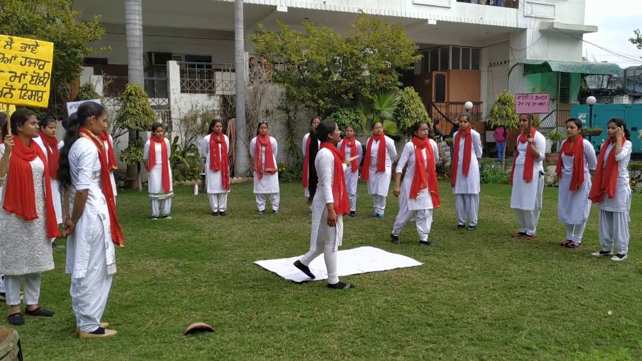 Nukad natak on Maa boli 'Punjabi'