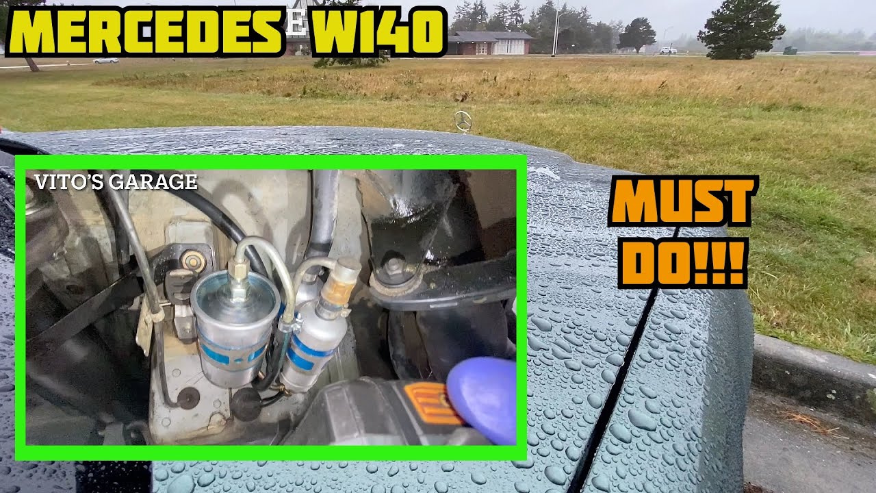 W140 1994 Mercedes S320 Preventative Maintenance: Brand New Bosch Fuel Pumps, Filter & Hose!