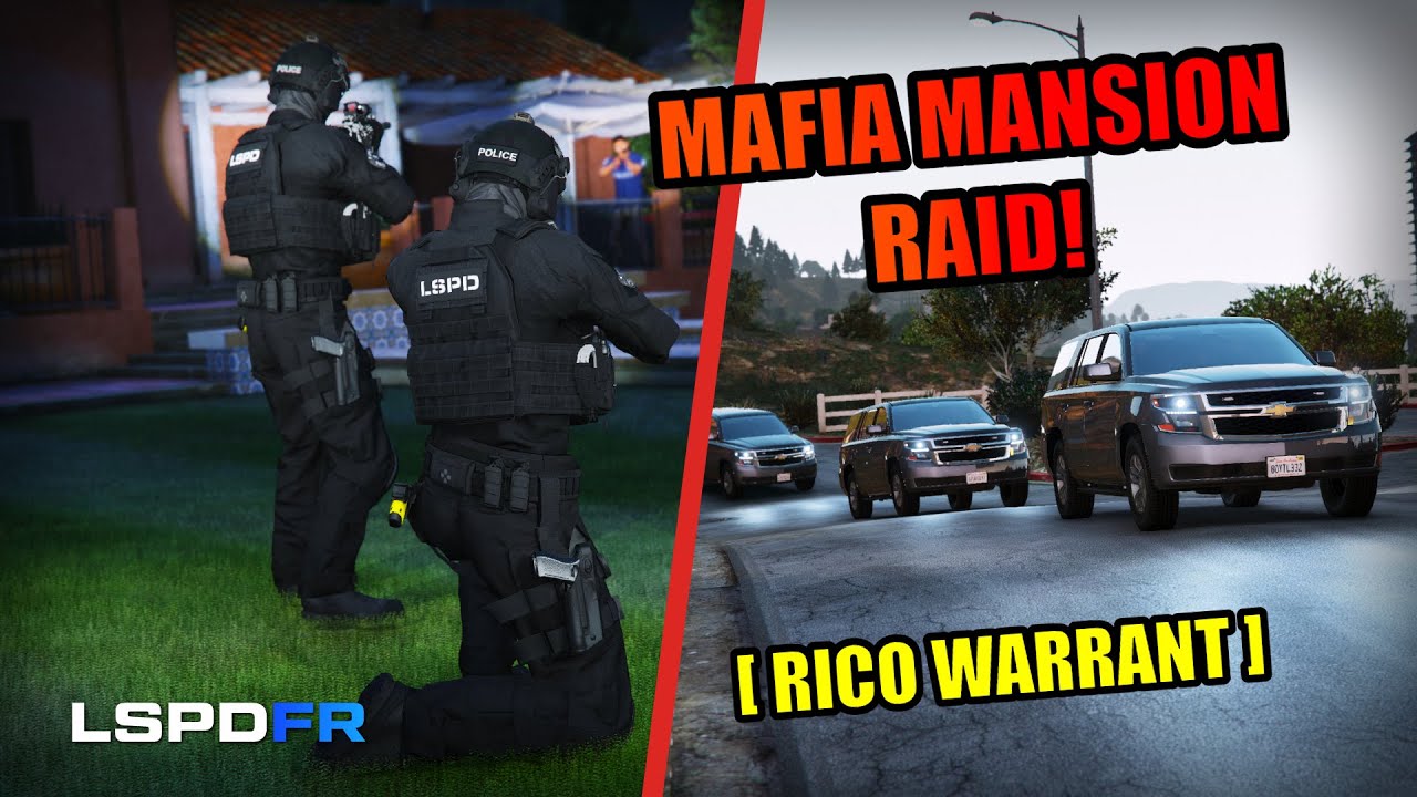 LSPD SWAT Mafia Mansion Raid | Playing GTA5 as LSPD SWAT | GTA5 LSPDFR