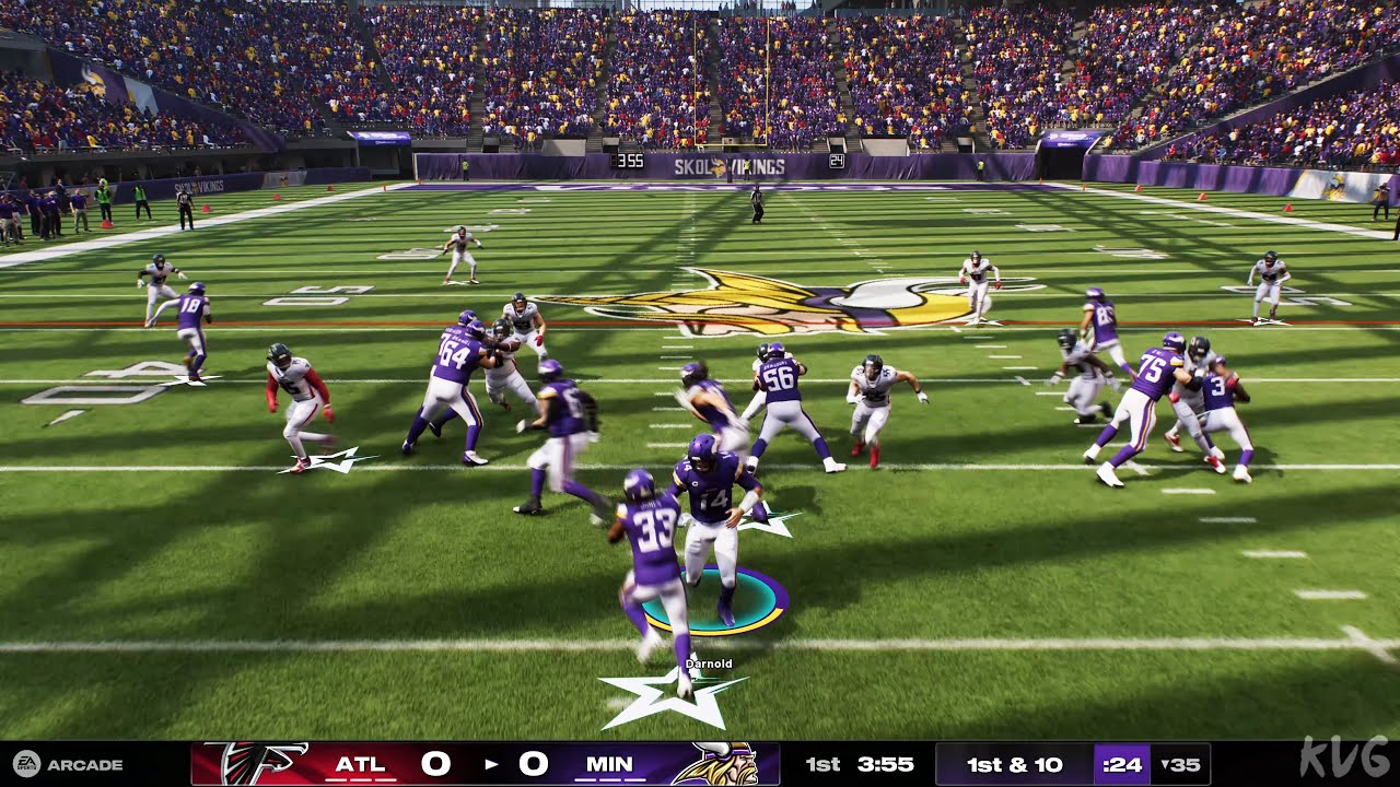 Madden NFL 25 - Atlanta Falcons vs Minnesota Vikings - Gameplay (PS5 UHD) [4K60FPS]