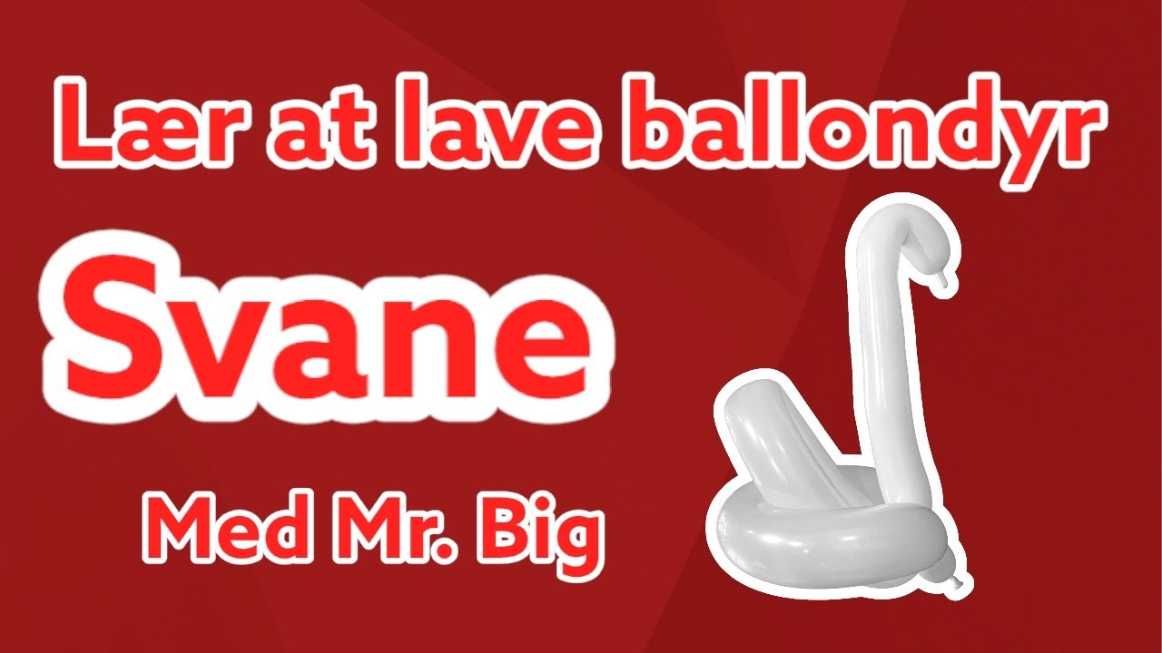 Lær at lave ballondyr #6  - SVANE - Med Mr. Big fra Cirkus Big
