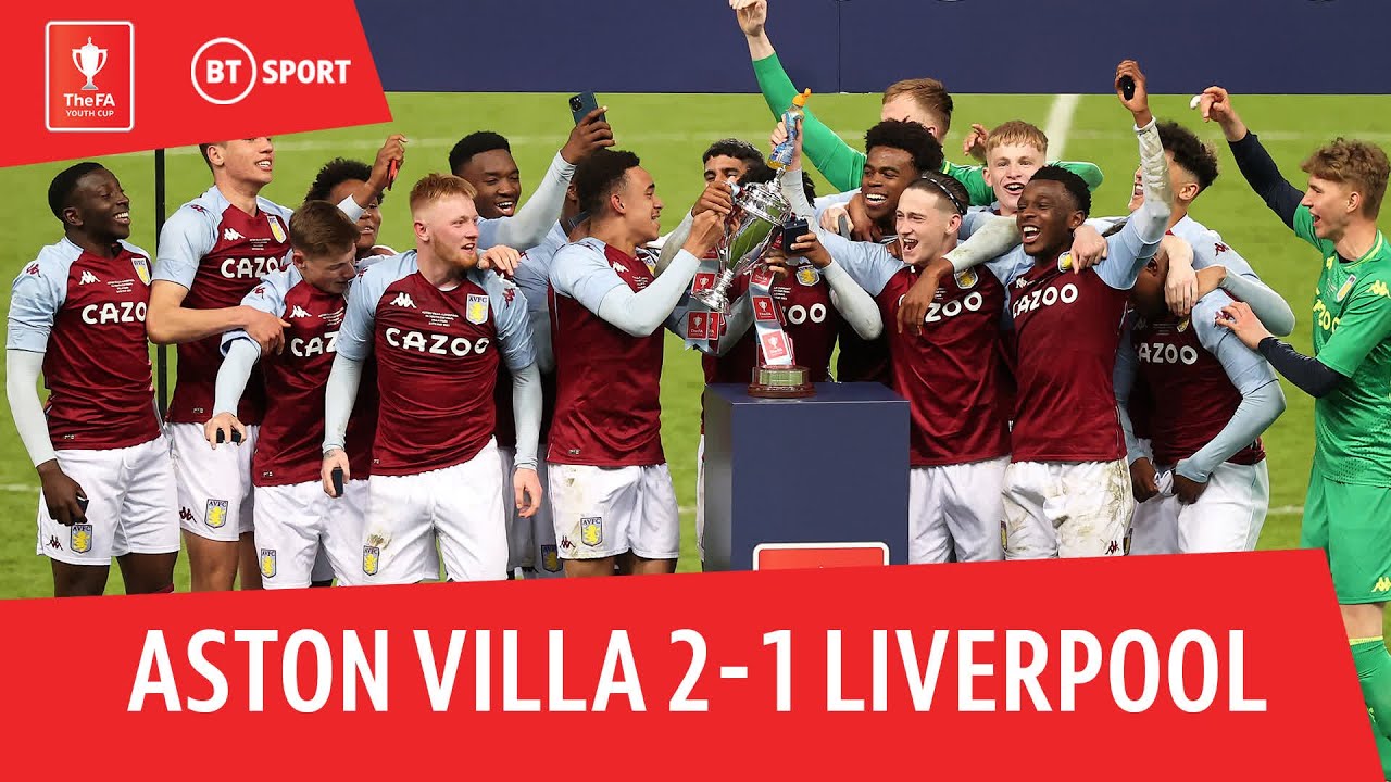 Aston Villa vs Liverpool (2-1) | Villans celebrate win over Reds | FA Youth Cup Final Highlights