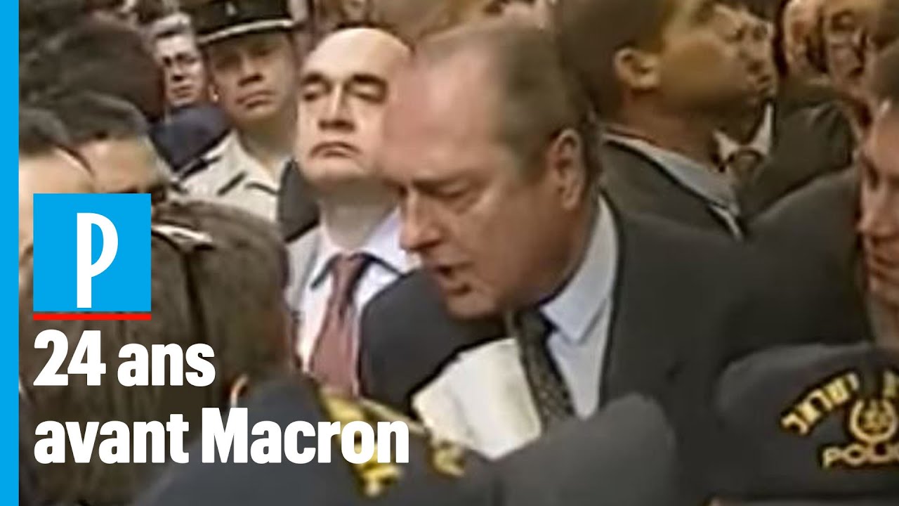 Emmanuel Macron à Jérusalem : une altercation façon Jacques Chirac