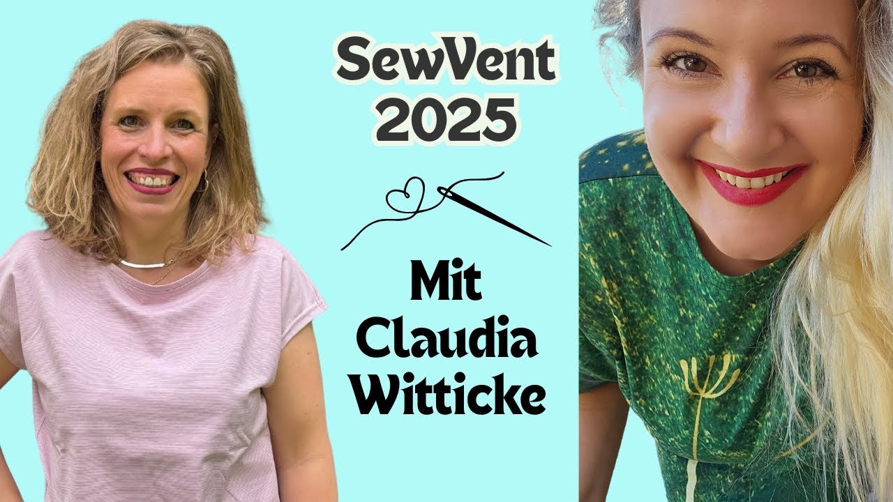 SewVent 2025 mit Claudia Witticke: Overlock rockt – T-Shirt-Nähen & Profi-Tricks am 19.11.