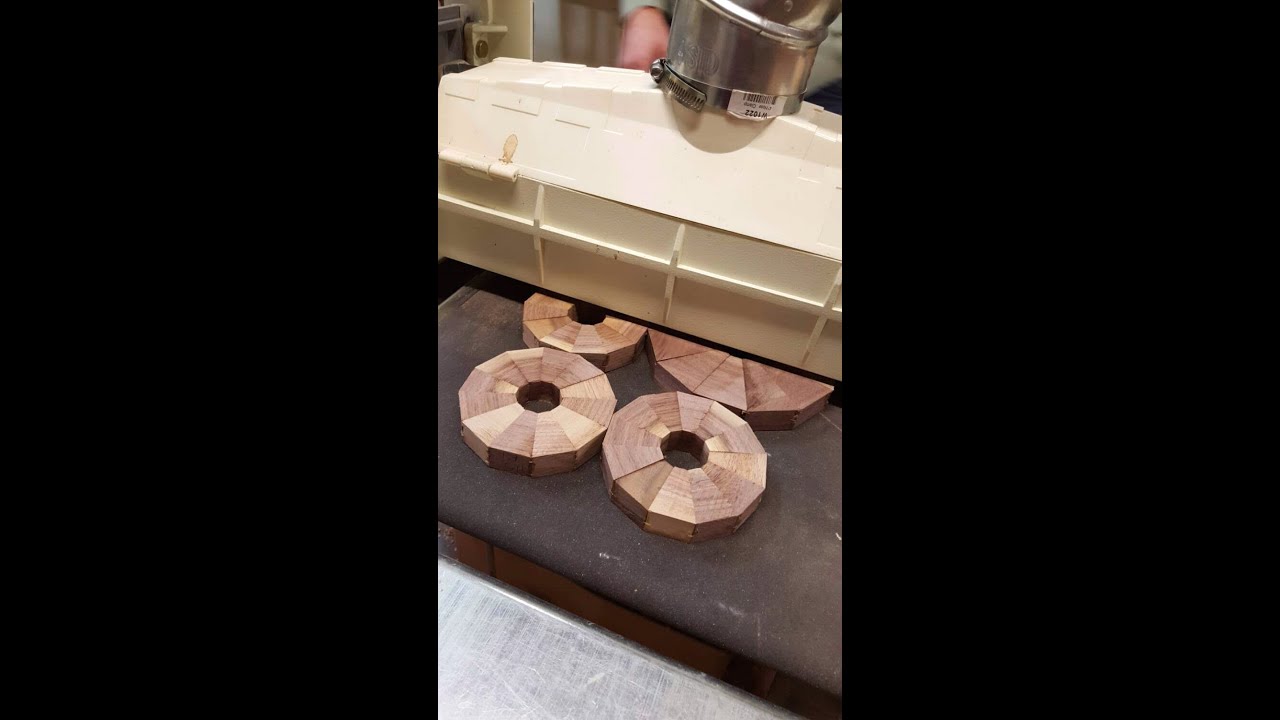 Making Wooden Cremation Urns - Sanding Rings