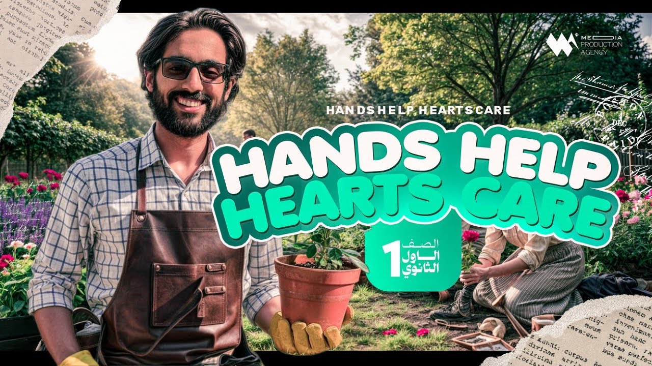 شرح الوحدة التانية الصف الاول الثانوي 2026| المنهج الجديد| Unit 2 Hand Help, Hearts Care 