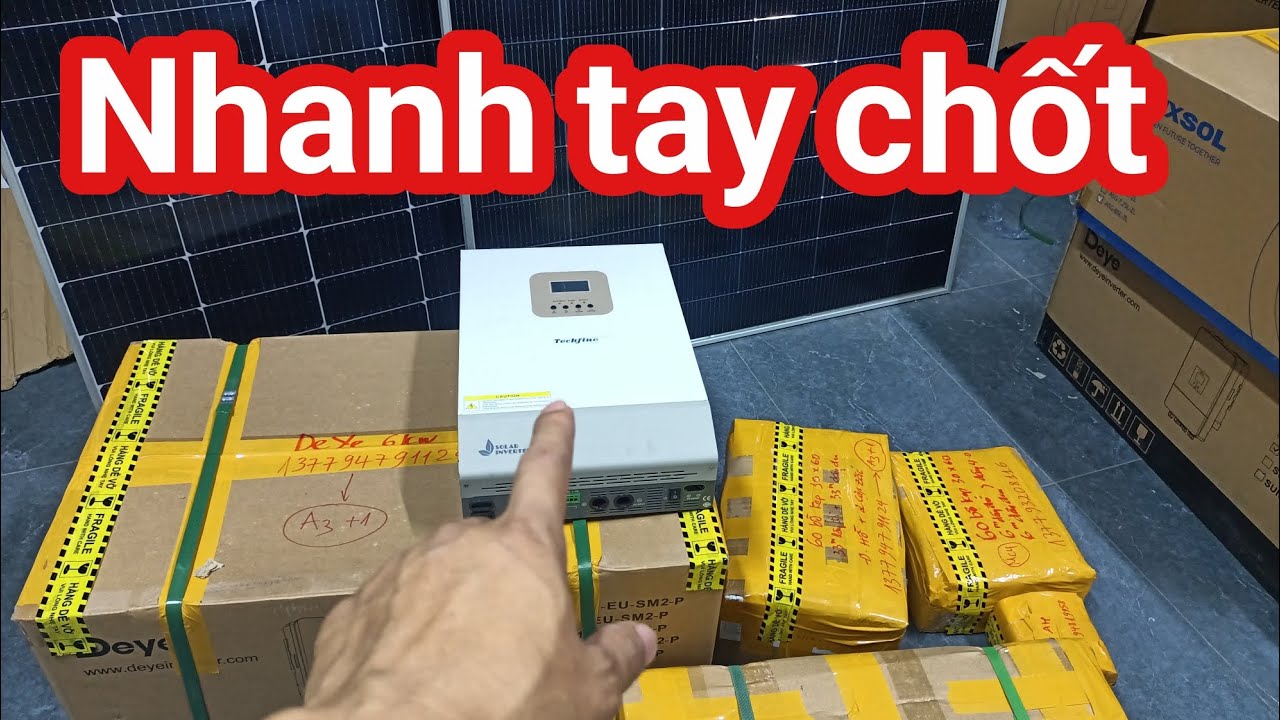 Thanh l&yacute; gi&aacute; rẻ - Biến tần năng lượng mặt trời 3kw
