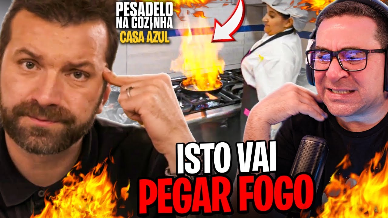 RIC REAGE PESADELO NA COZINHA PORTUGAL 🇵🇹  | T3 | CASA AZUL | EP 4 - PT 1 | TUDO A ARDER