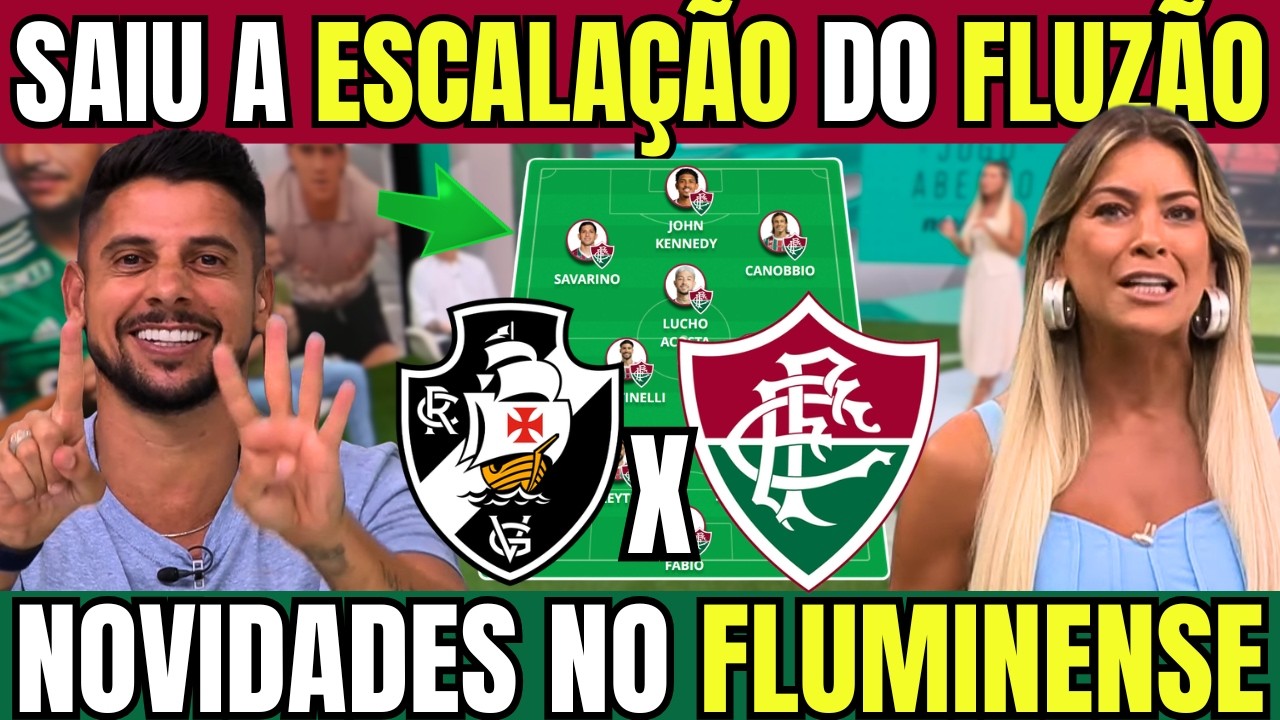 M&Iacute;DIA CRAVA FLUMINENSE FAVORITO CONTRA O VASCO! DEBATE JOGO ABERTO! NOTICIAS DO FLUMINENSE HOJE