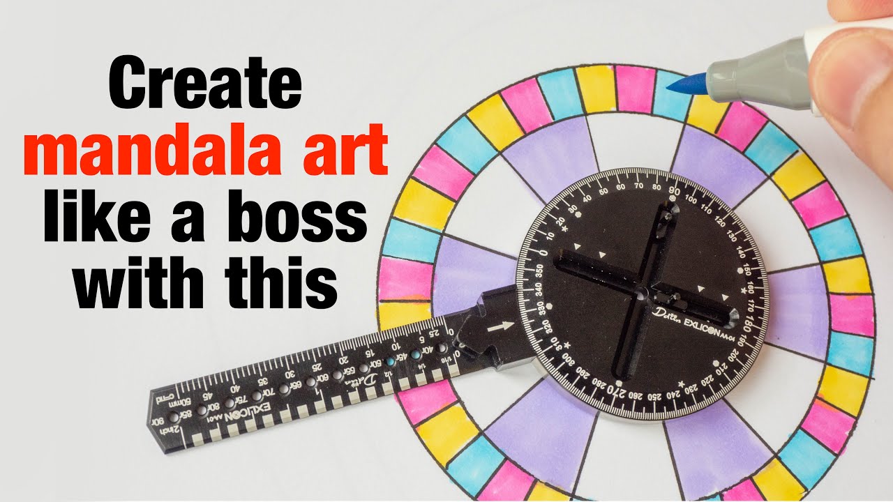 Make Mandala Art and Draw Circles Effortlessly: Exlicon Design Tool (review)