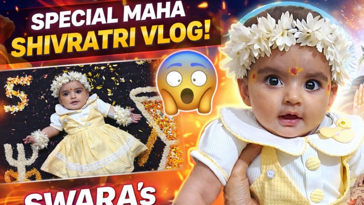 We Dressed Swara Like Parvati Mata on Maha Shivratri 😍 | Emotional Vlog 🕉️ 