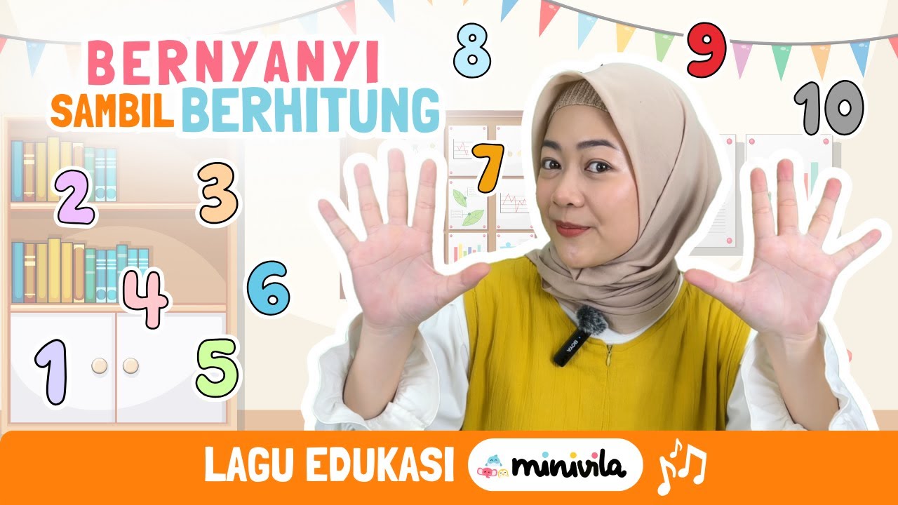 KOMPILASI LAGU EDUKASI - BERHITUNG | Menyanyi sambil Belajar Berhitung 1-10 dengan Lagu Interaktif