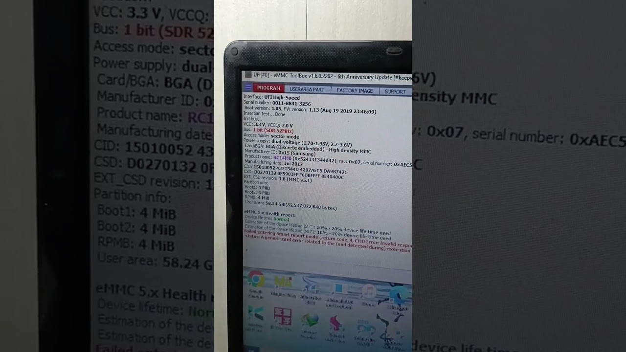 #ufi Box Emmc Problem